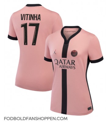 Paris Saint-Germain Vitinha #17 Tredjetrøje Dame 2024-25 Kortærmet